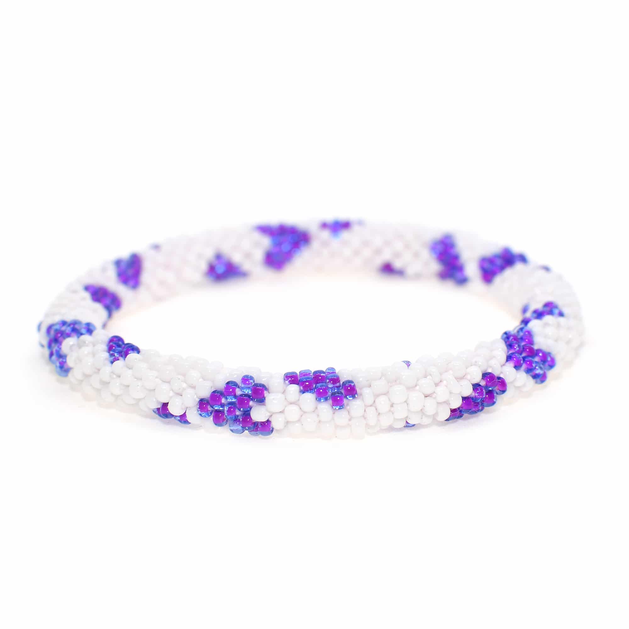 Lavender Heart Bracelet
