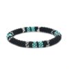 Black and Turquoise Bracelet