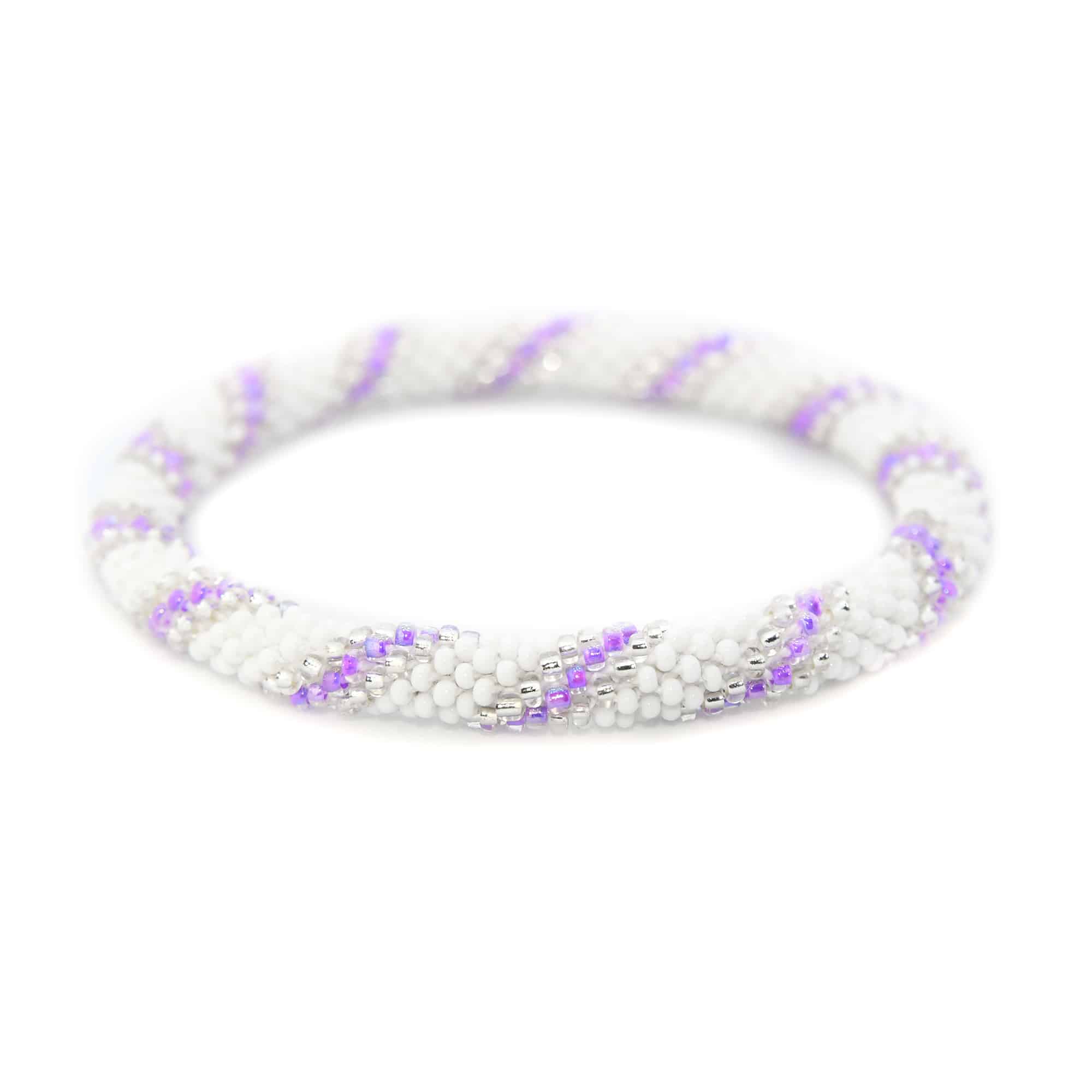 Lavender Spiral Bracelet – Extended 8″