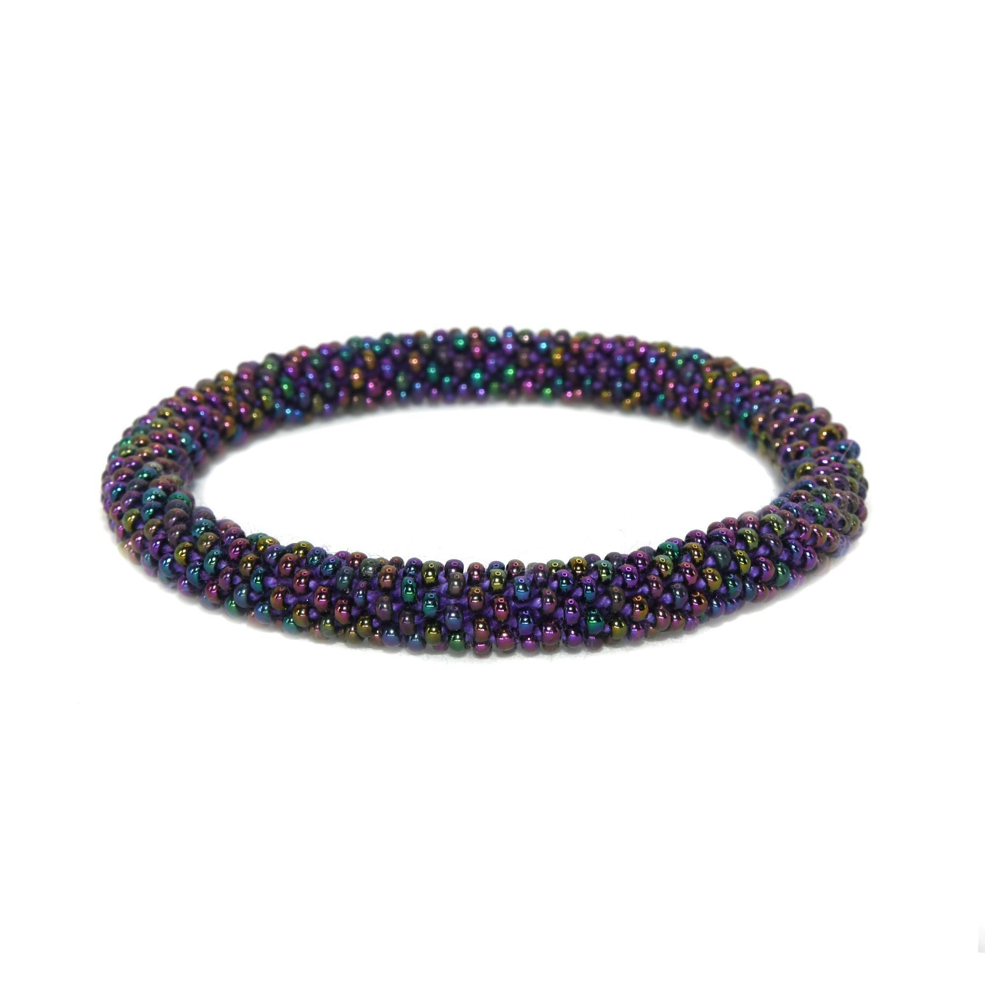 Dark Purple Iridescent Bracelet