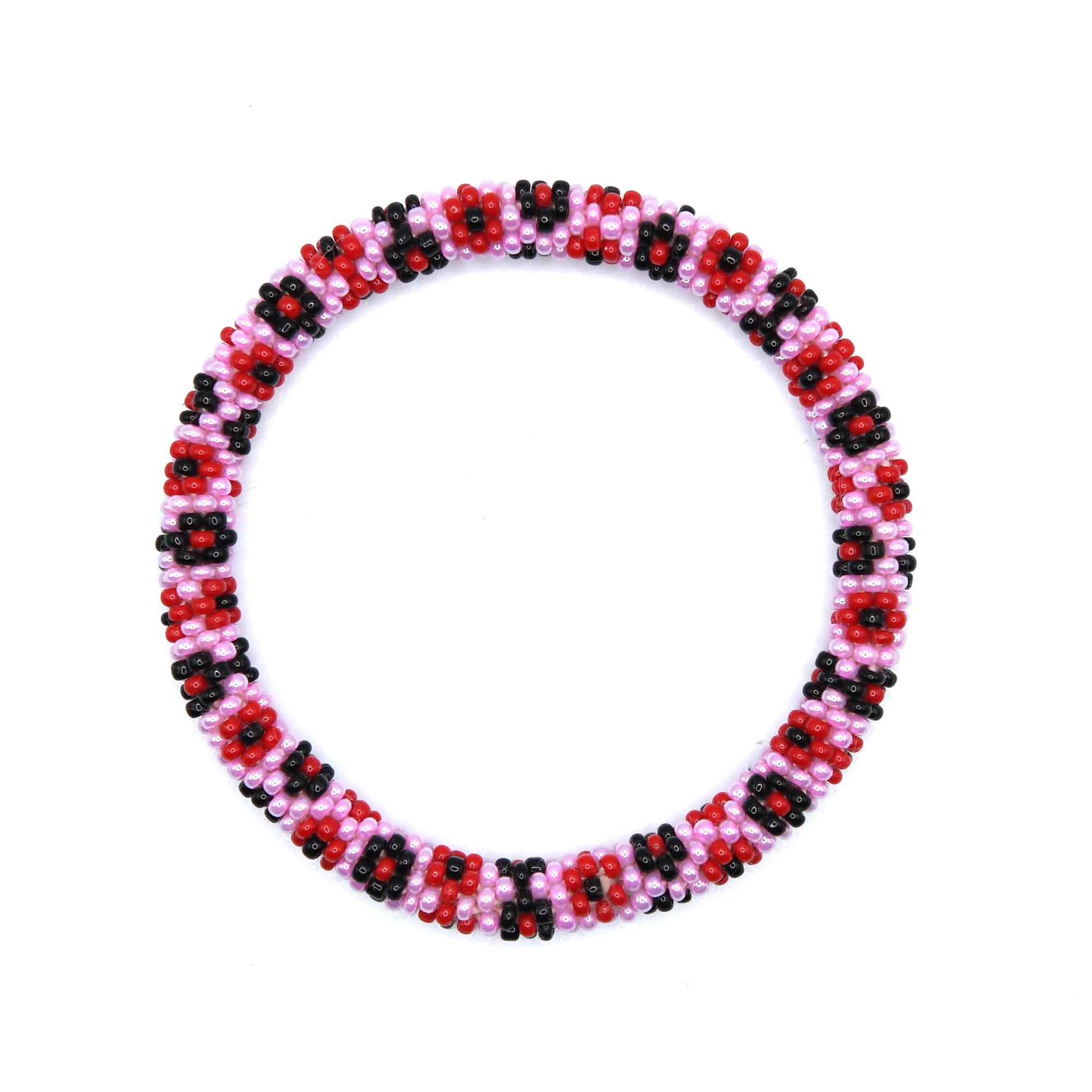 Dark Cherry Blooms Bracelet