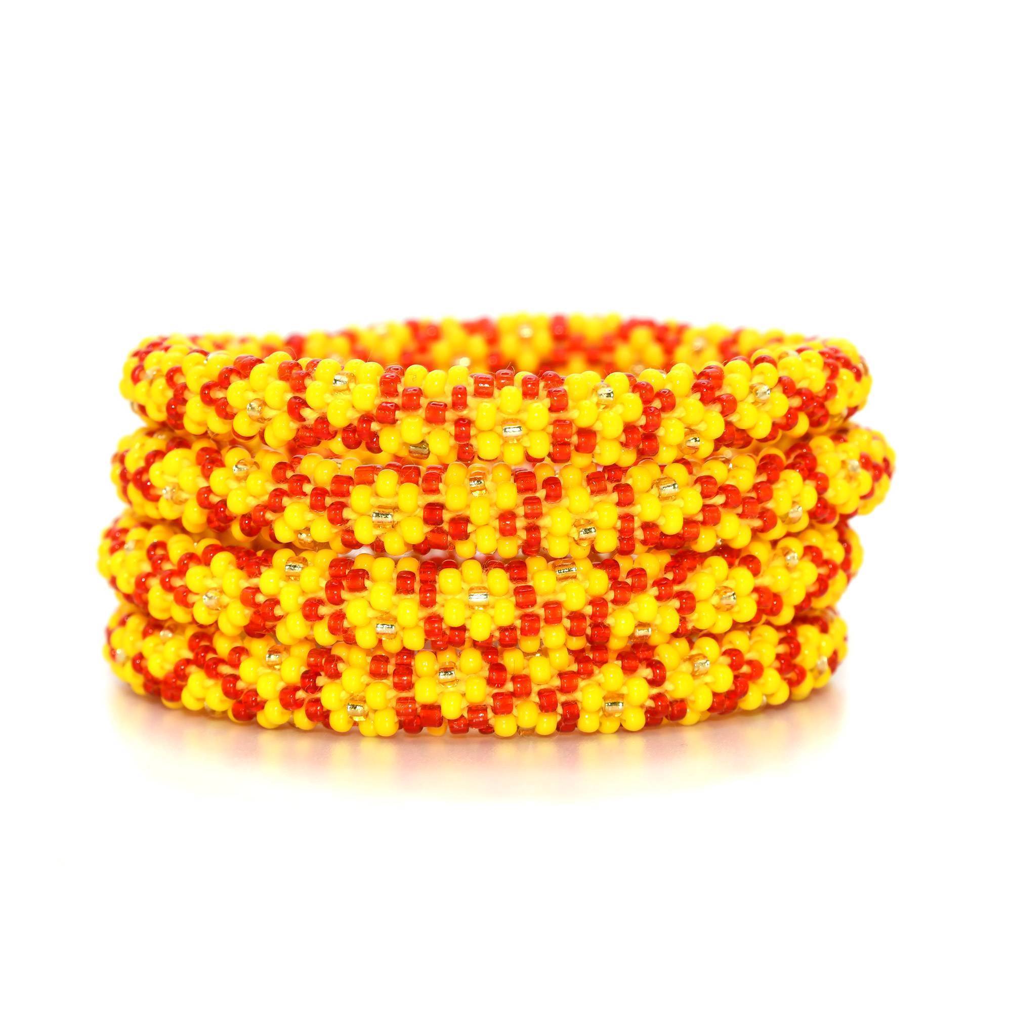 Red Sunflower Bracelet