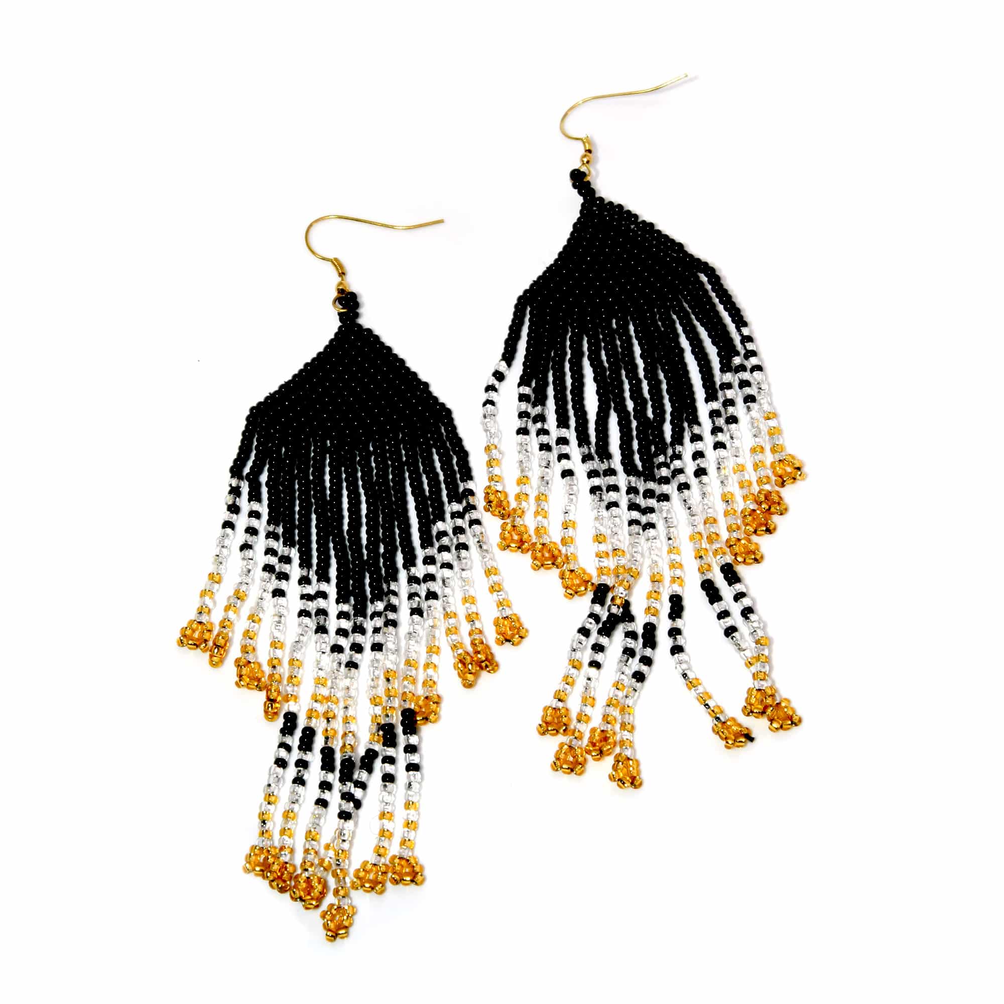 Cleopatra Step Ombre Fringe Earring