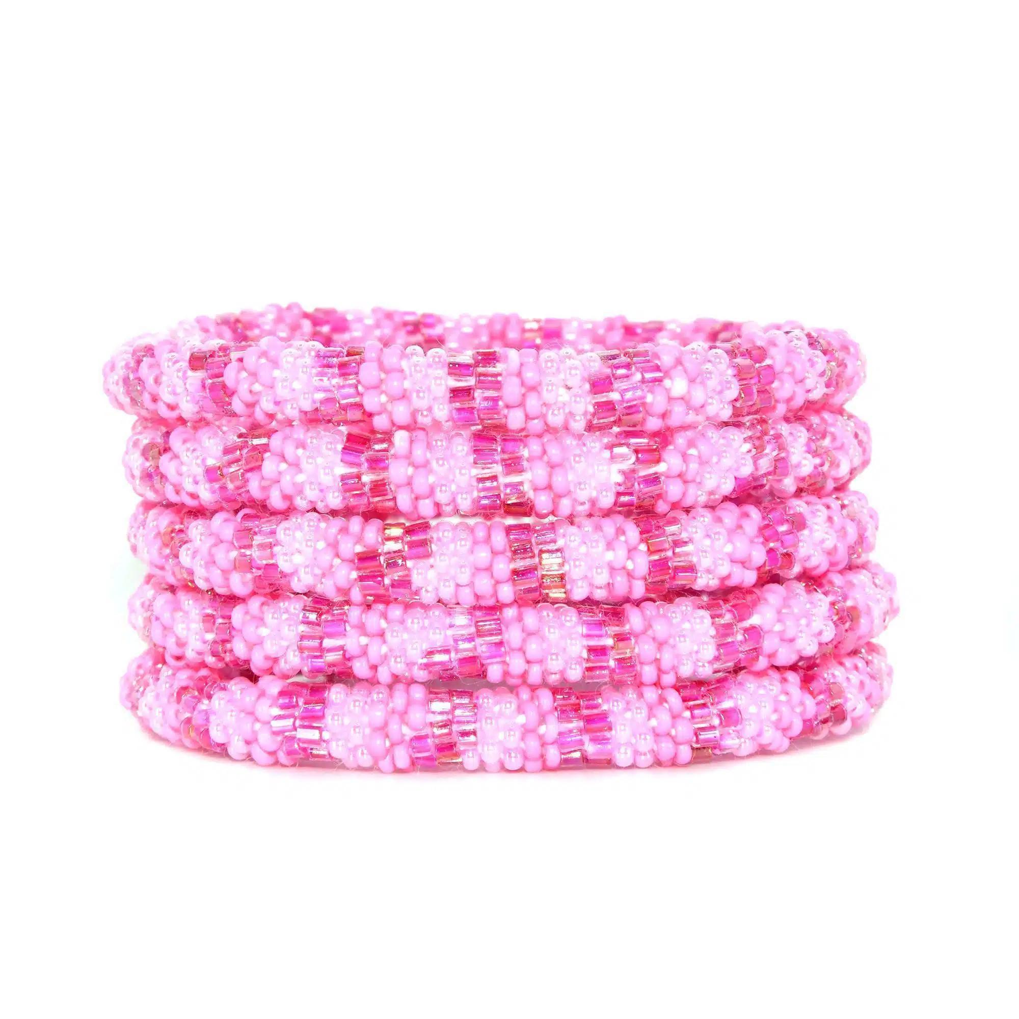 Bubbly Pink Nepal Bracelet
