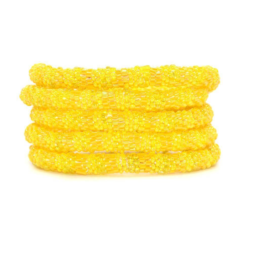 Bubbly Yellow Nepal Bracelet