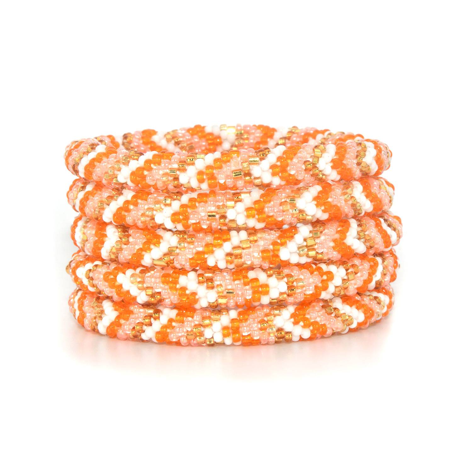 Orange Coaster Bracelet