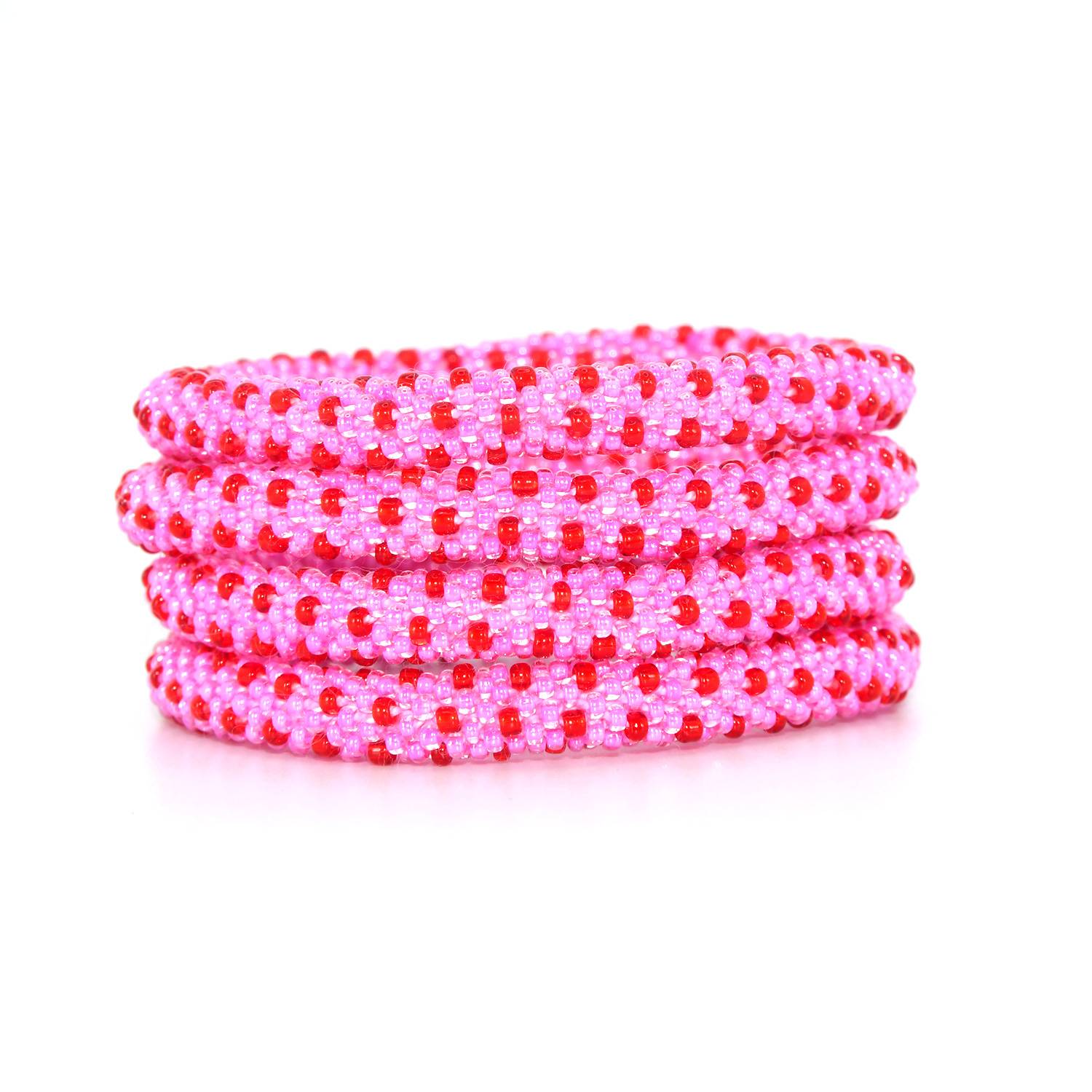 Pink Polka Bracelet