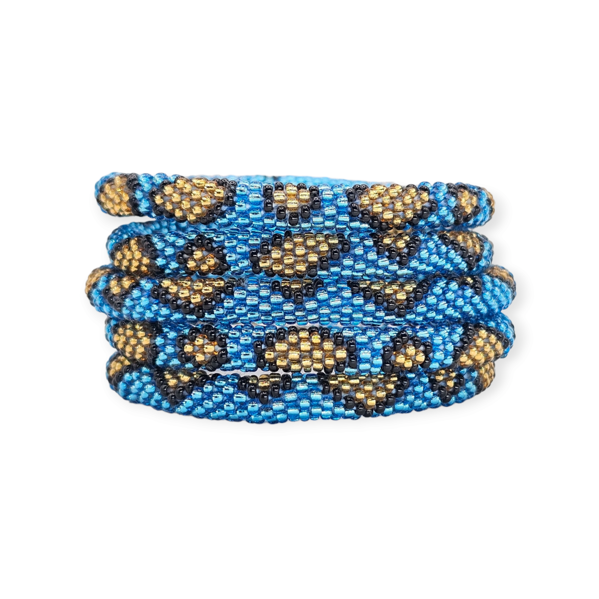 Blue Leopard Bracelet