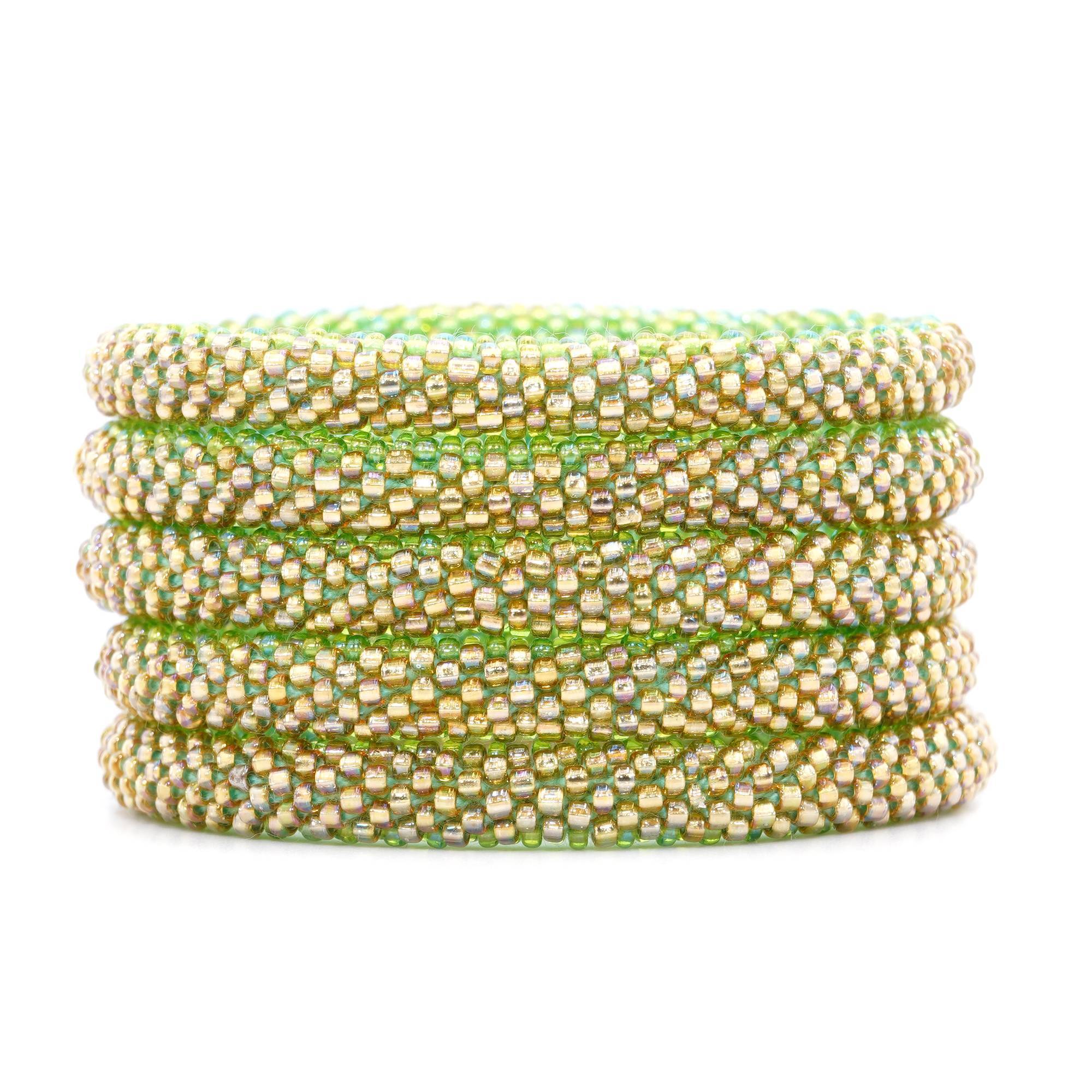 Golden Green Snake Bracelet