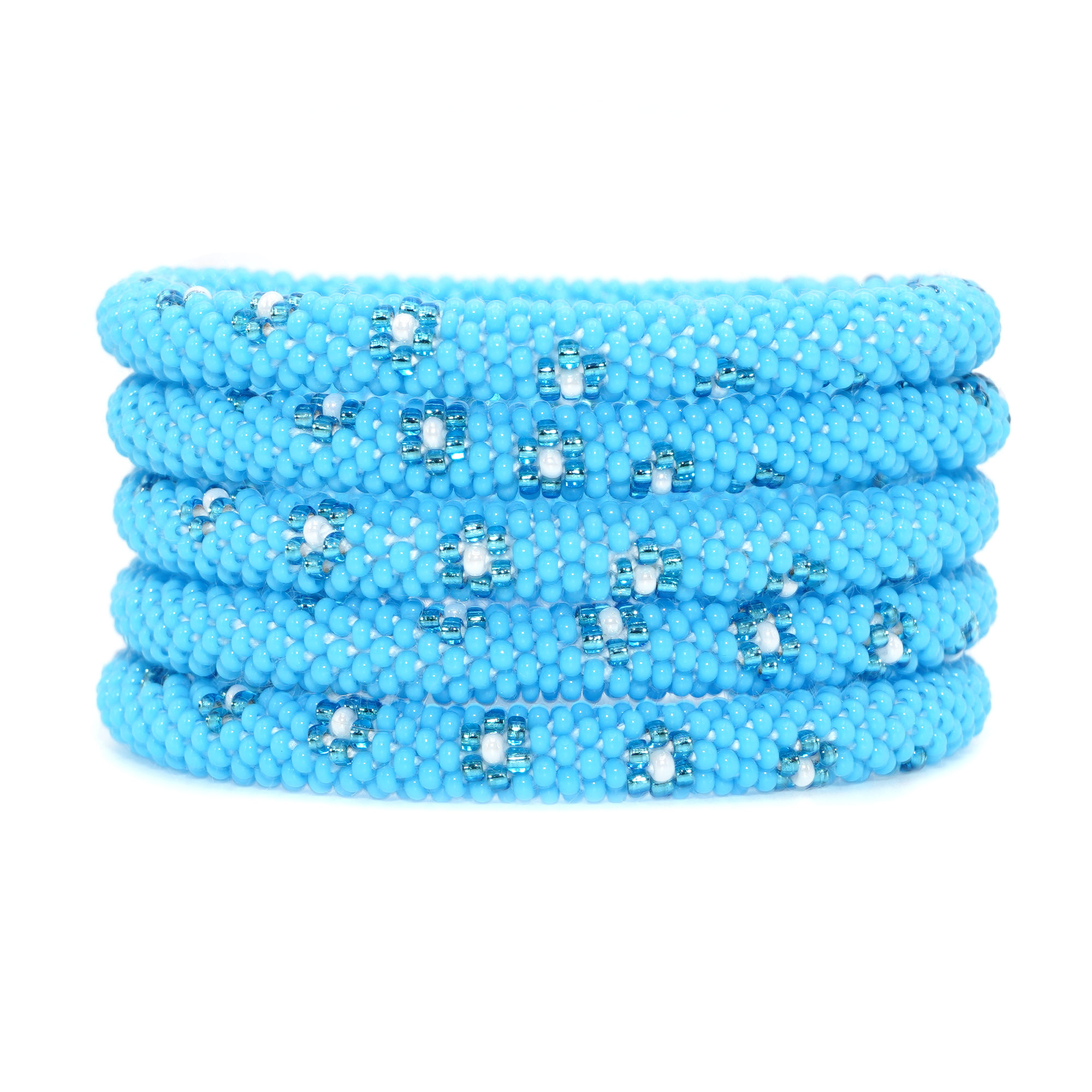 Blue Flower Bracelet