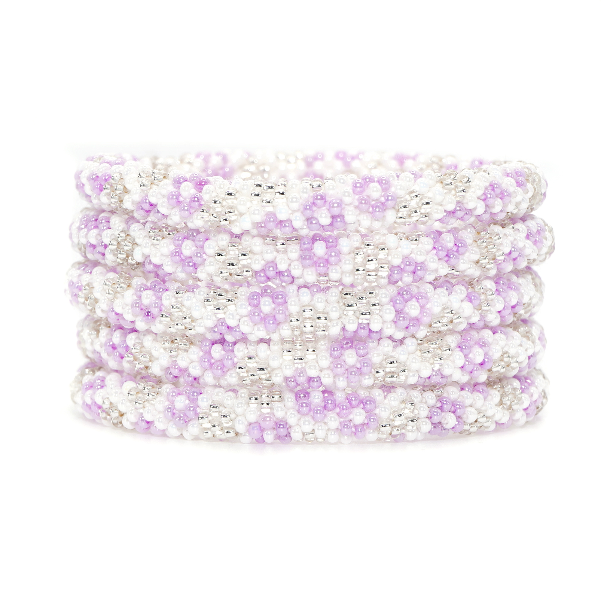 Lavender Flower Bouquet Bracelet