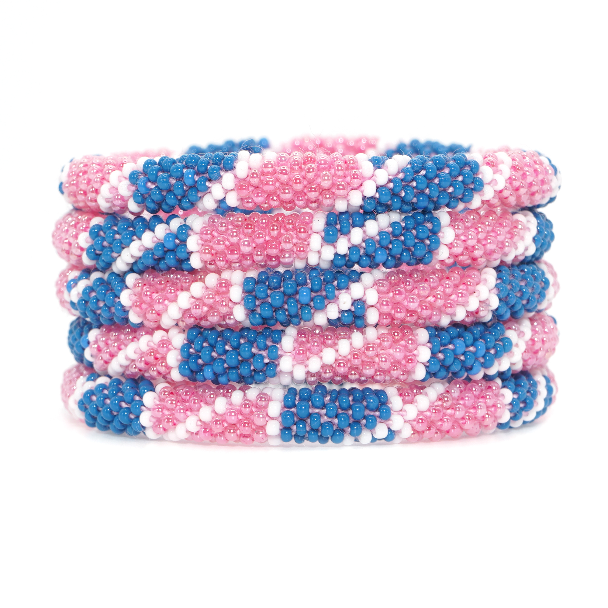 Pink and Blue Patuki Bracelet