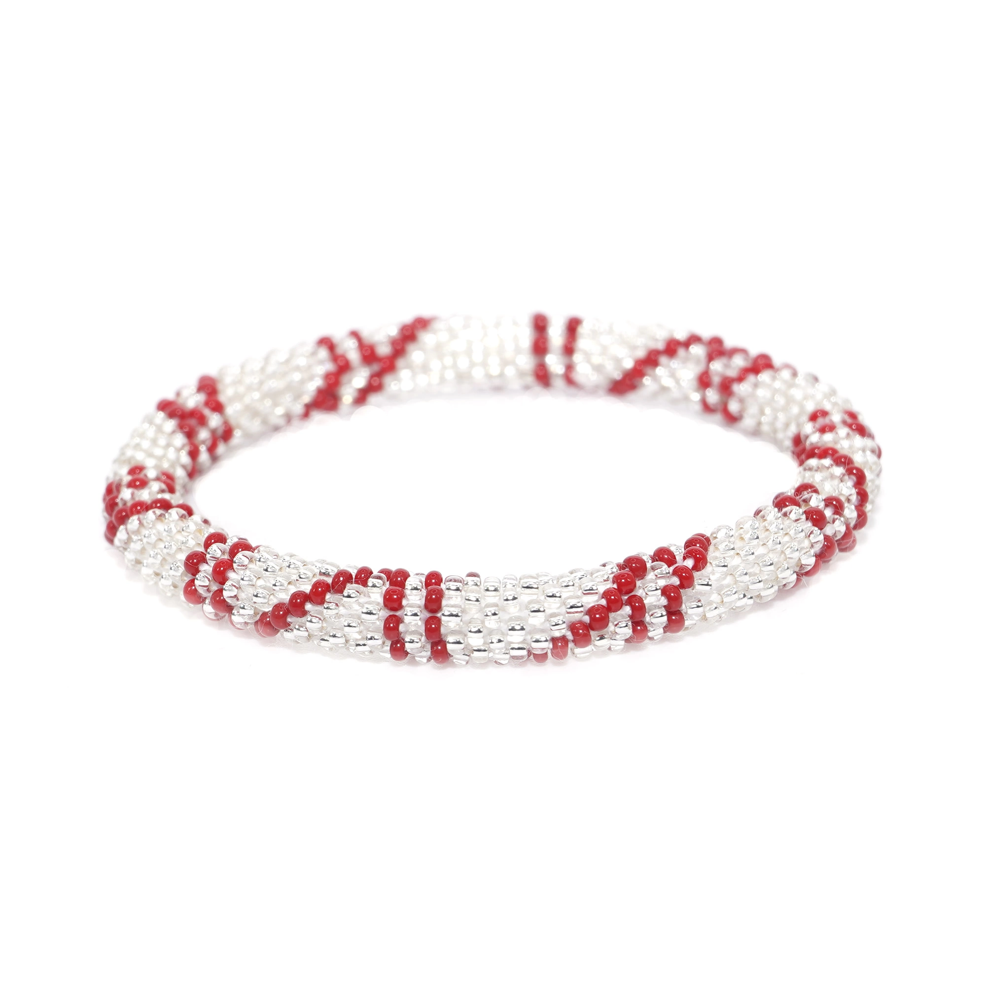 Red Patuki in White Bracelet