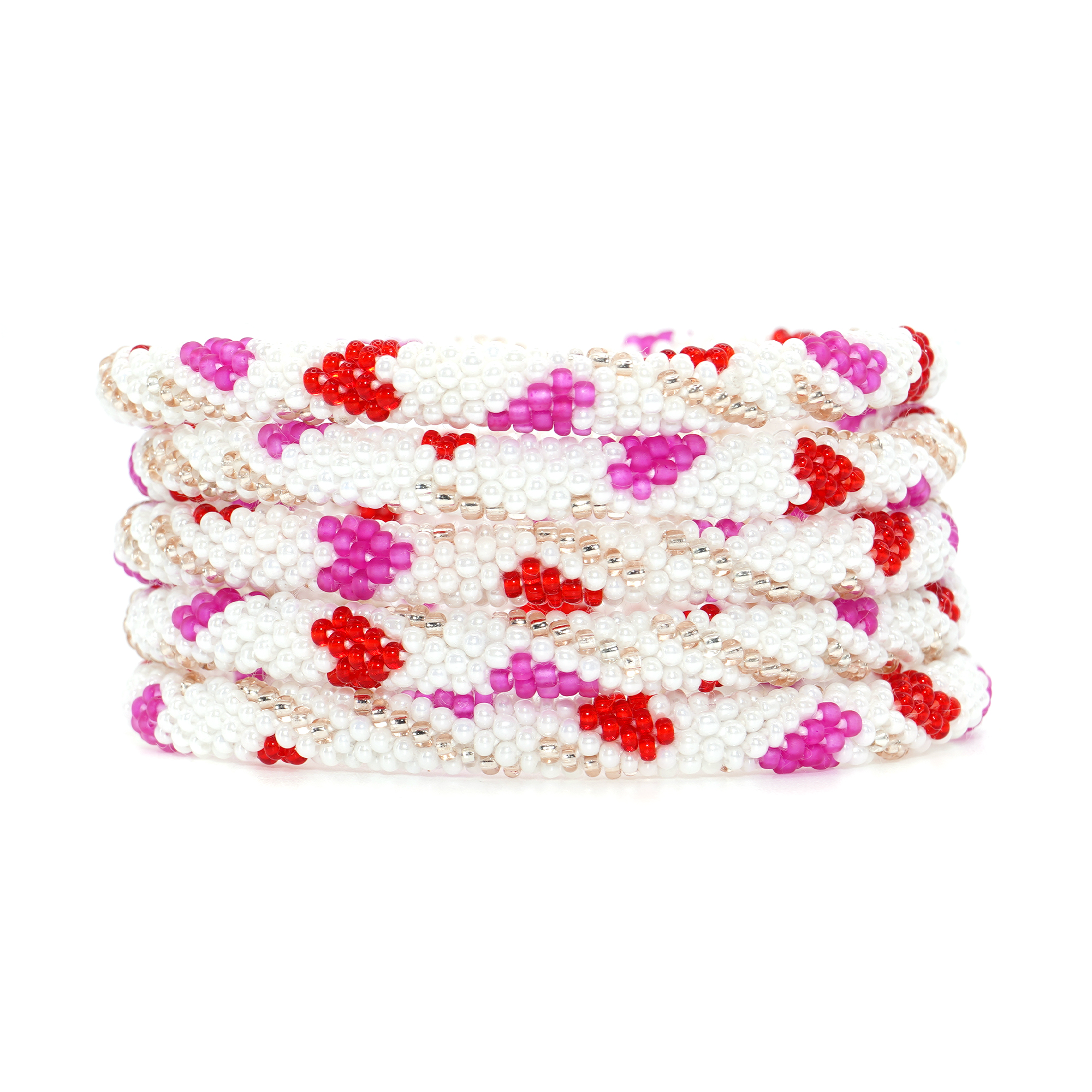 Red and Pink Heart Bracelet