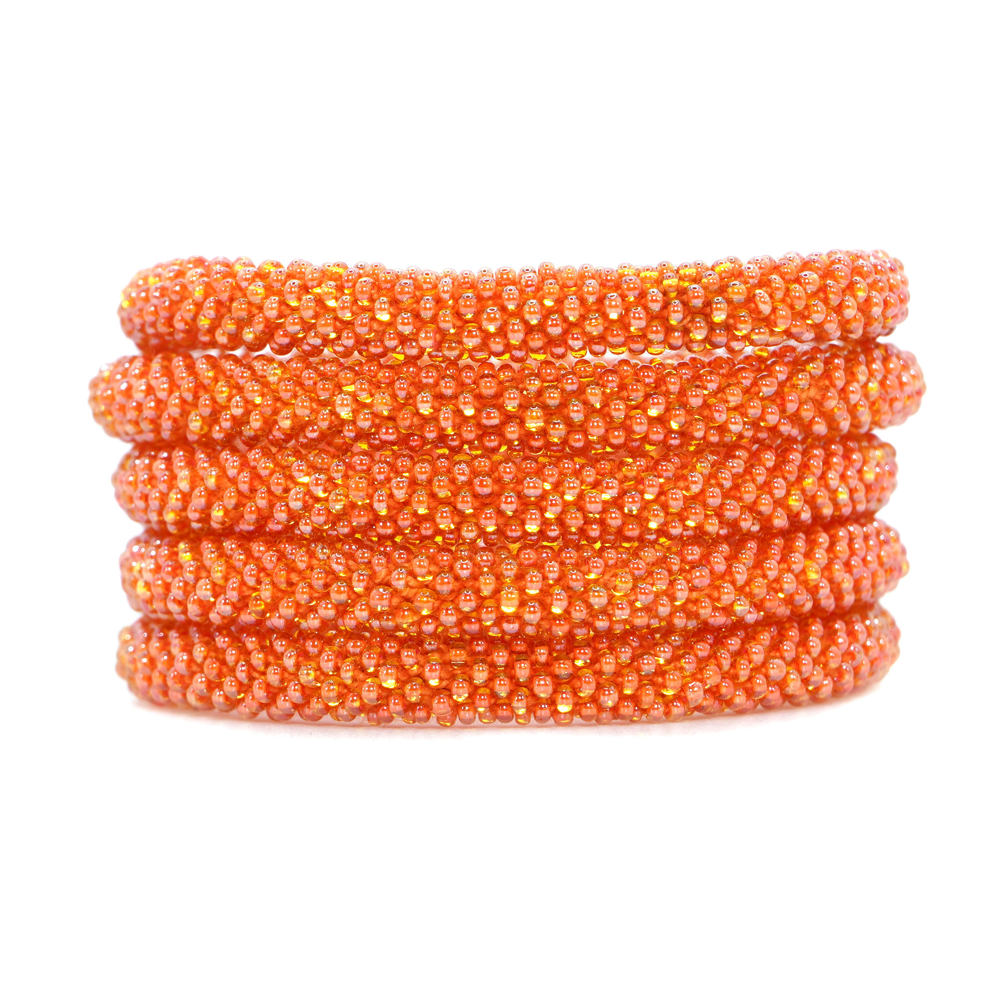 Solid Halloween Orange Bracelet