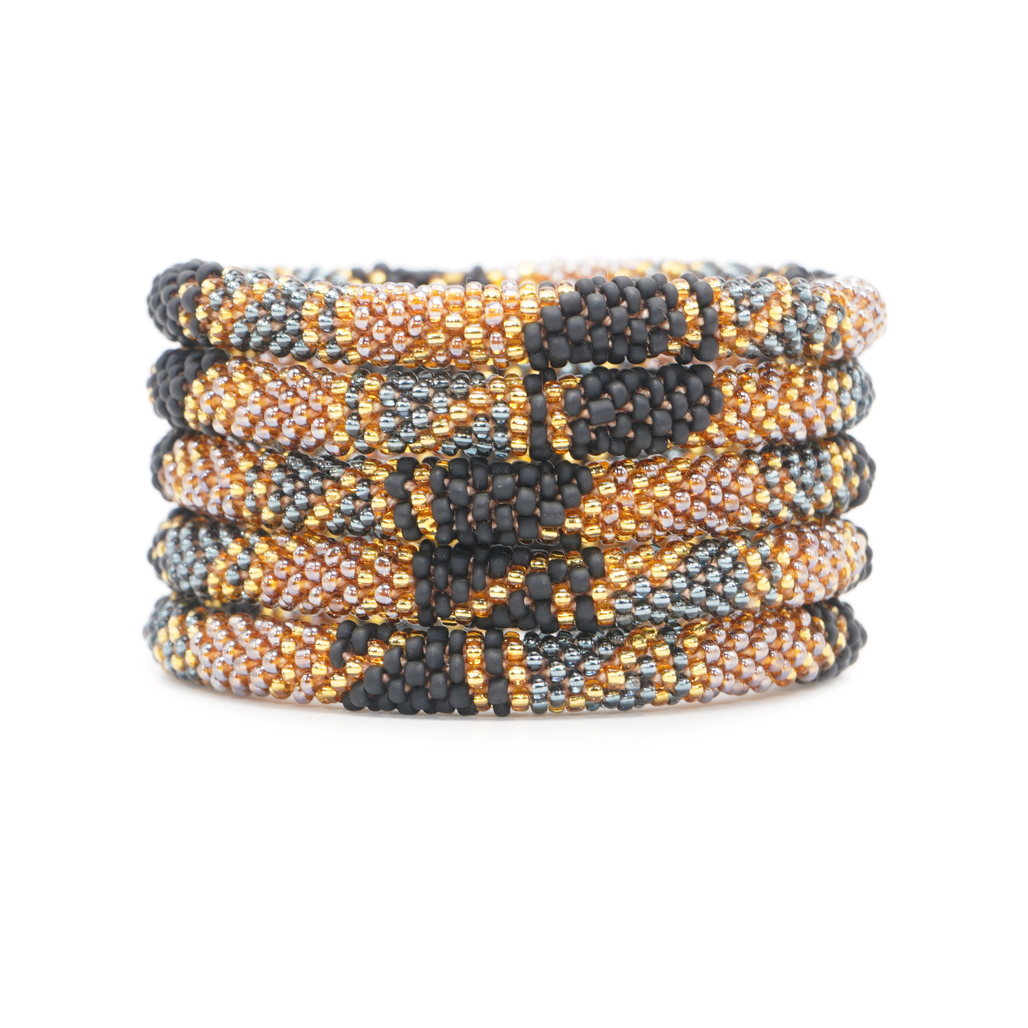 Charcoal Gold Bracelet