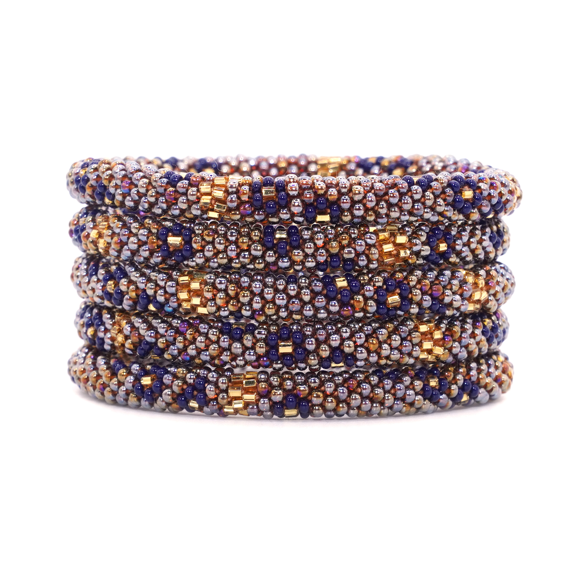 Charcoal Blooms Bracelet