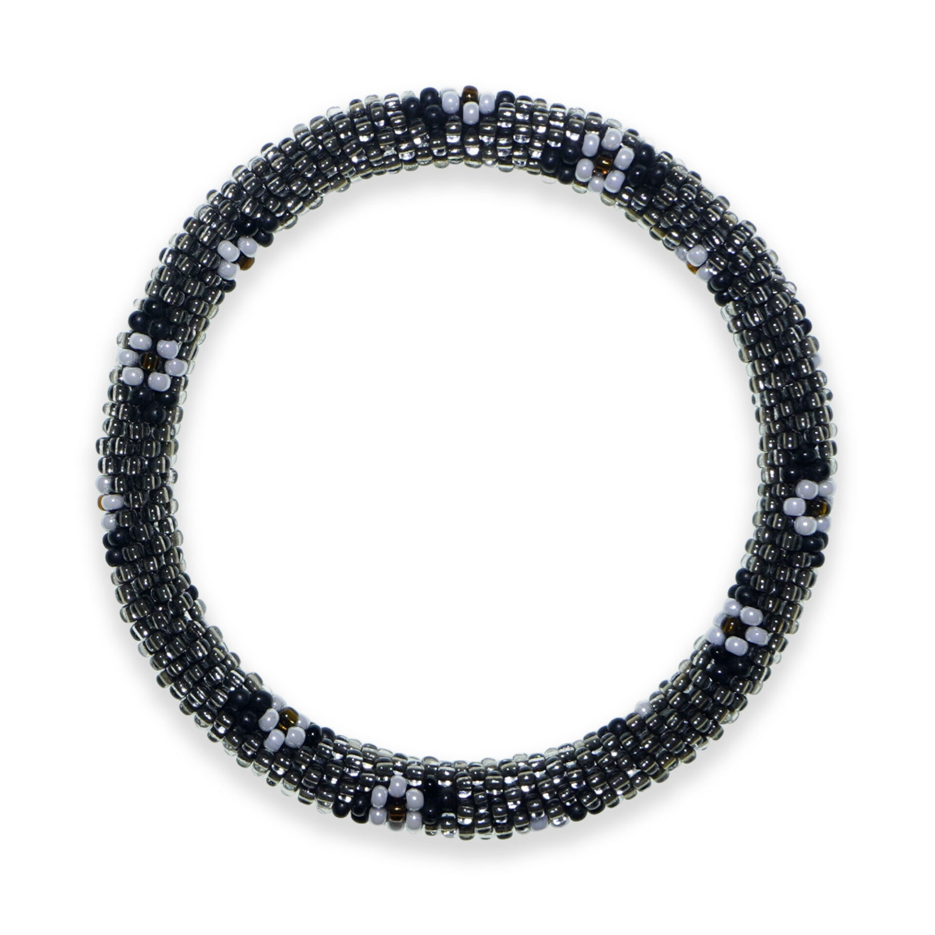 Charcoal Blooms Bracelet