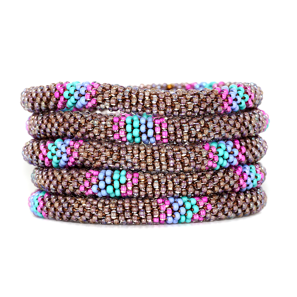 Pink and Blue Chocolate Bracelet