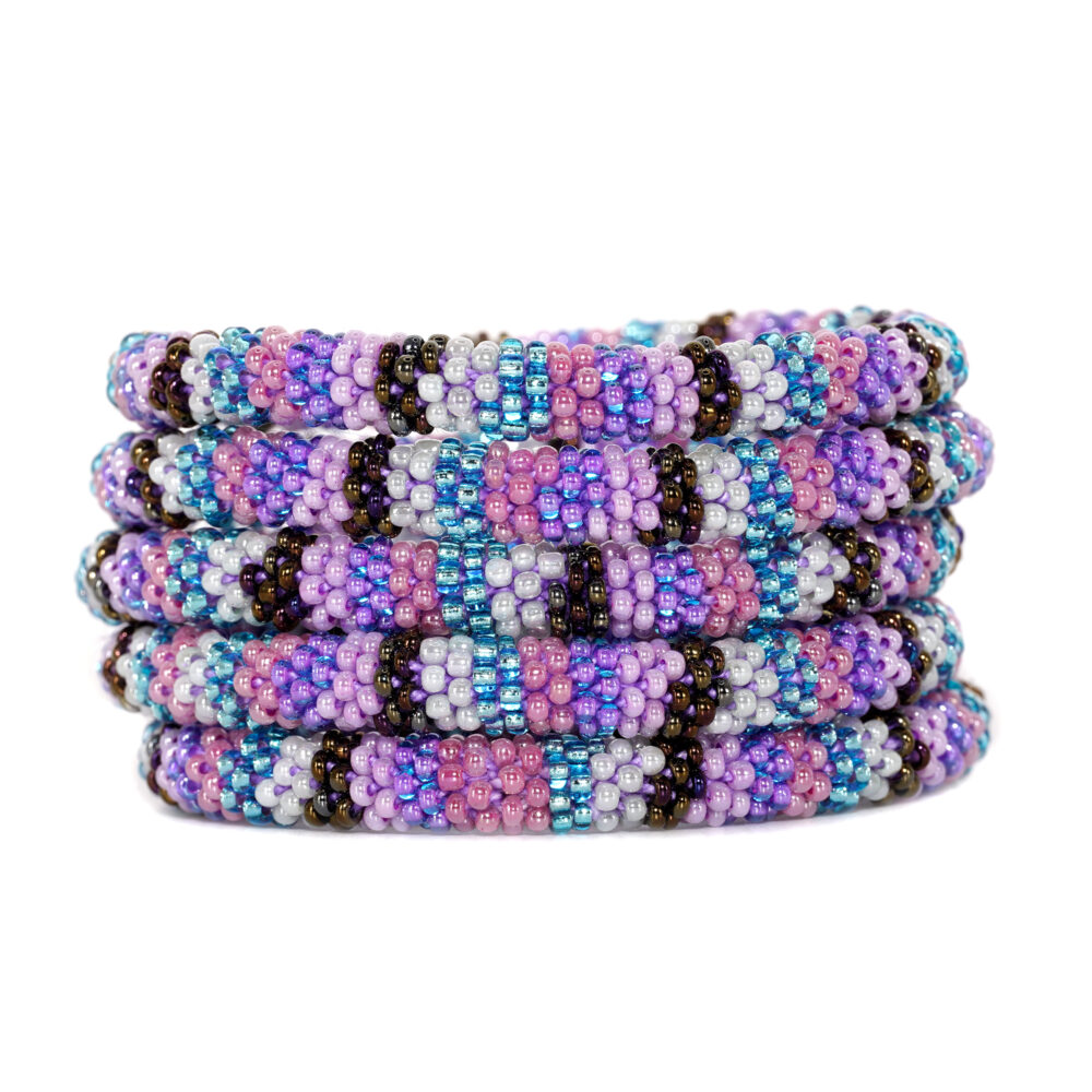 Lavender Rainbow Bracelet